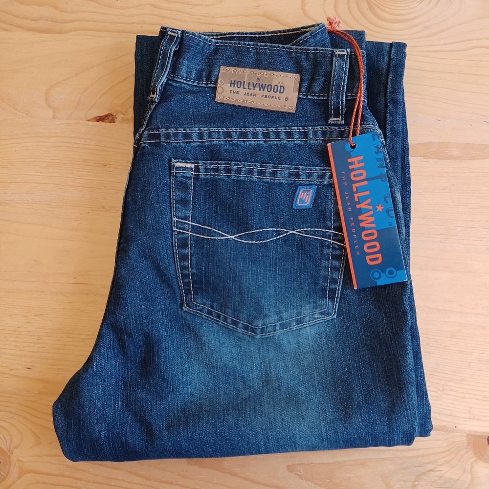 NEW WITH TAGS!  Hollywood The Jeans People Size 28 Denim Jeans 4983